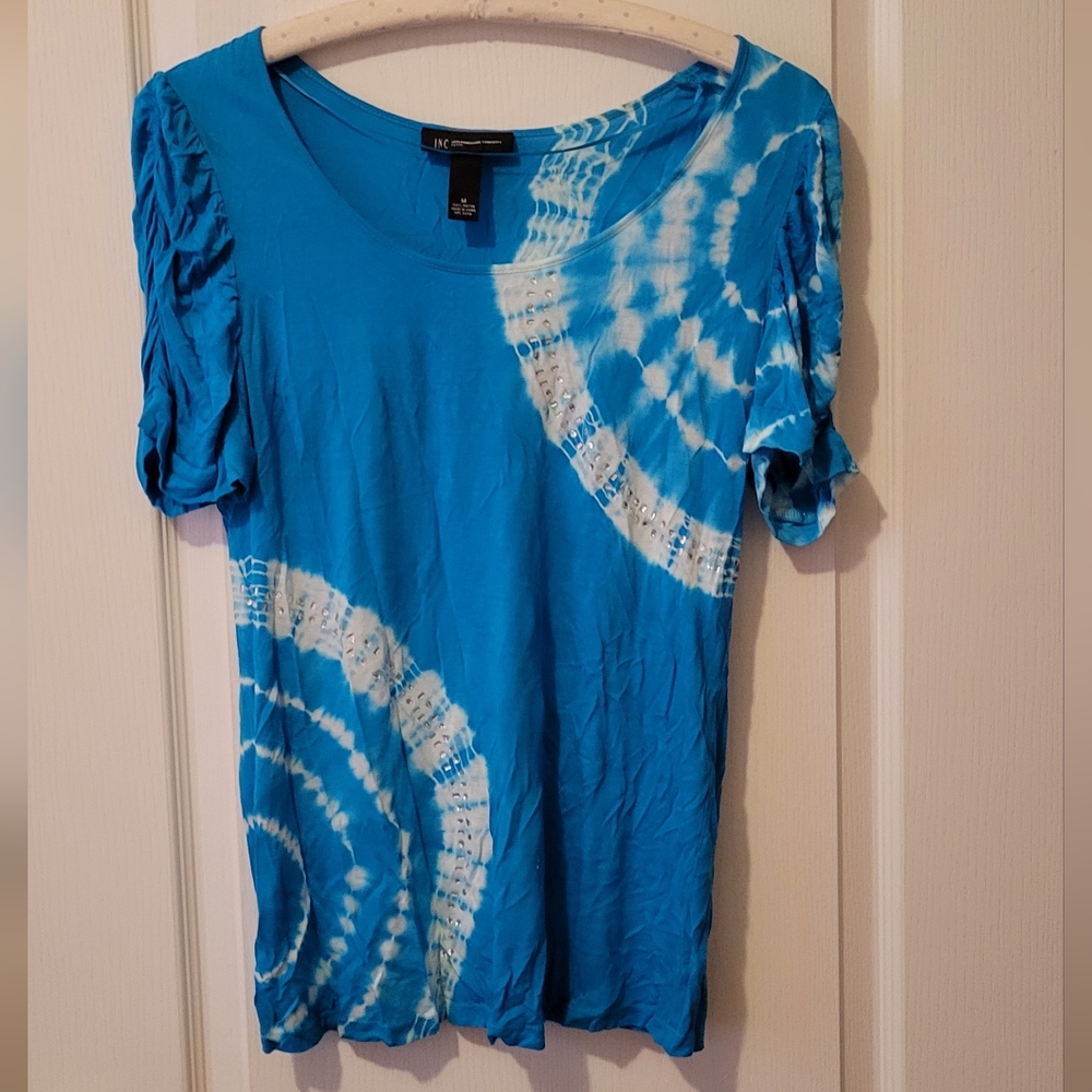 Blue tie dye Inc shirt